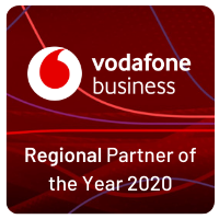 Vodafone regional partner of the year 2020 award