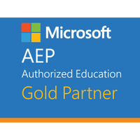 Excalibur Communications, Swindon - Microsoft AEP Authorized Education Gold Partner Logo.