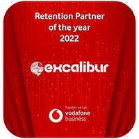 Vodafone Retention Partner of the Year 2022 award.