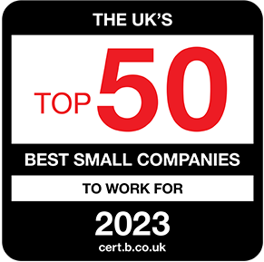 Best Companies UK's Top 50 Best Companies to Work For 2023 logo