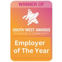 South West Business Awards, Employer of the Year logo.